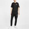 Nike Portugal Men's Pre-Match Short-Sleeve Soccer Top Black Red CD2579-010