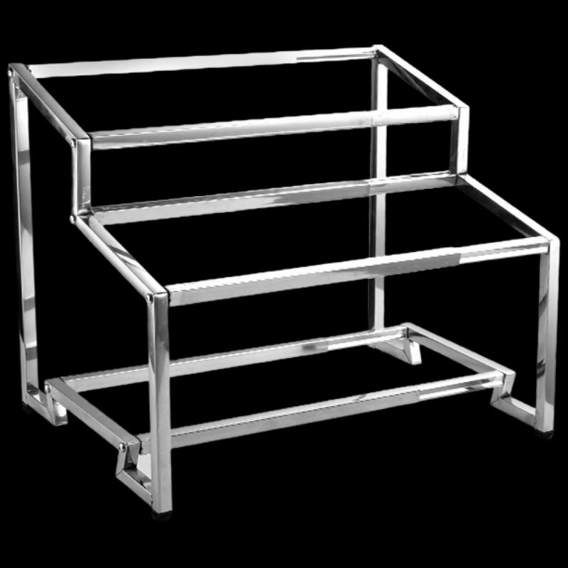 Commercial Retractable Double-Layer Slanted Ingredient Pan Rack