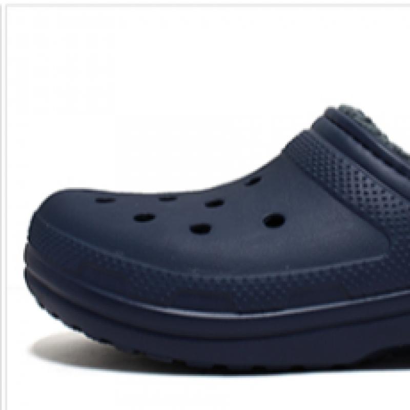 Crocs Classic Lined Clogs Men woMen Winter Slippers Navy 203591 459