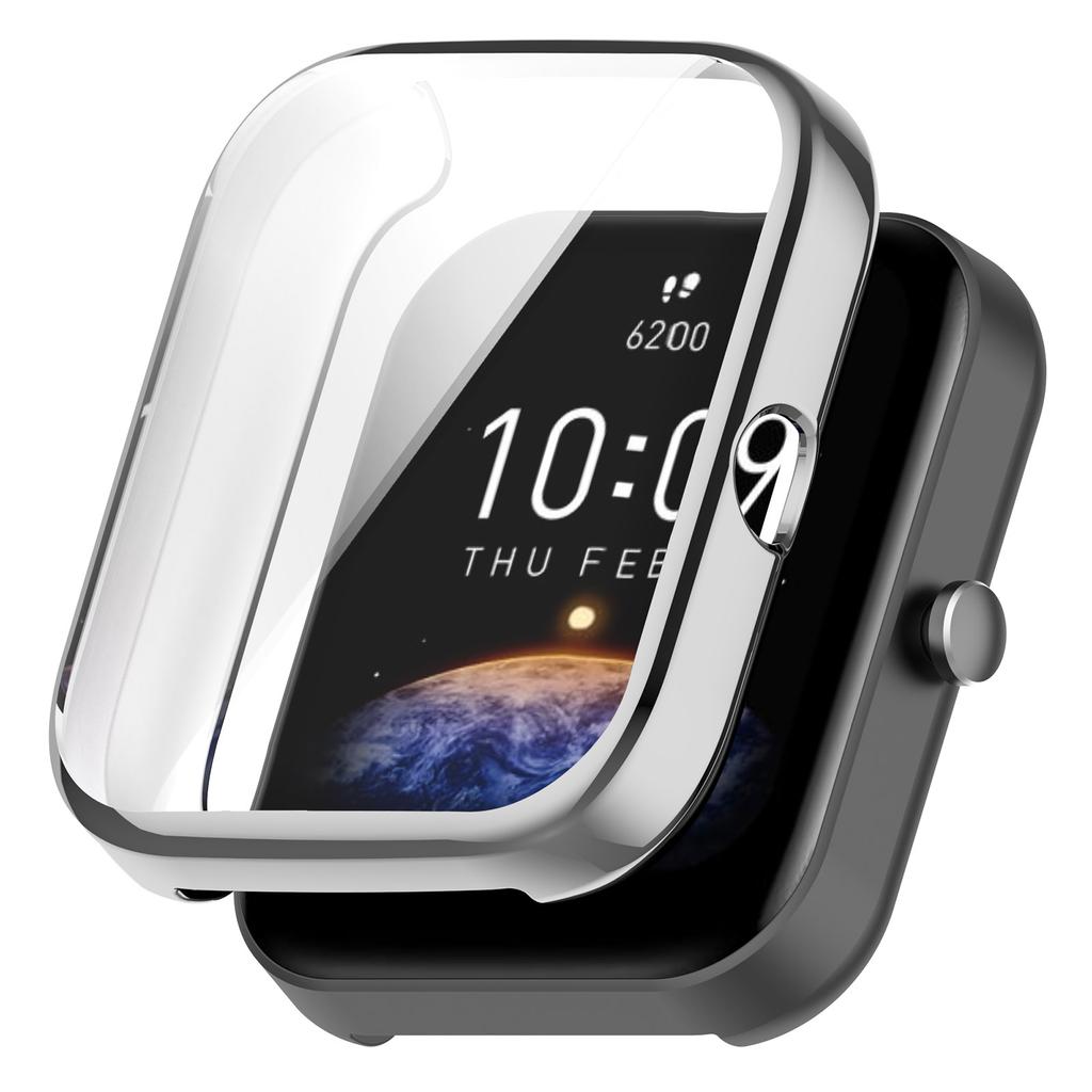 Full Protective Case Cover For Huami Amazfit Bip 3 Bip3 Pro SmartWatch Screen Protector Replacement Accessories Frame Case TPU