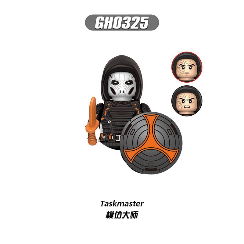 Thunderbolts Black Widow Building Blocks Daredevil  Bricks Taskmaster For Toys Gifts Children Mini Action Figures Party GIFTS