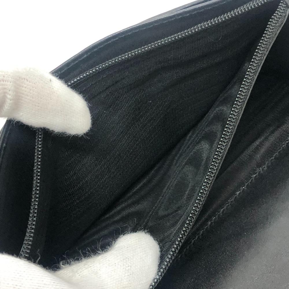 Salvatore Ferragamo Vala Wallet Long Wallet Bifold Long Wallet Leather Black