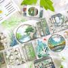 Washi Tape im antiken Stil - Kostenloser Versand | Hintergründe mit Hof- und Bergmotiven zur Planner-Dekoration