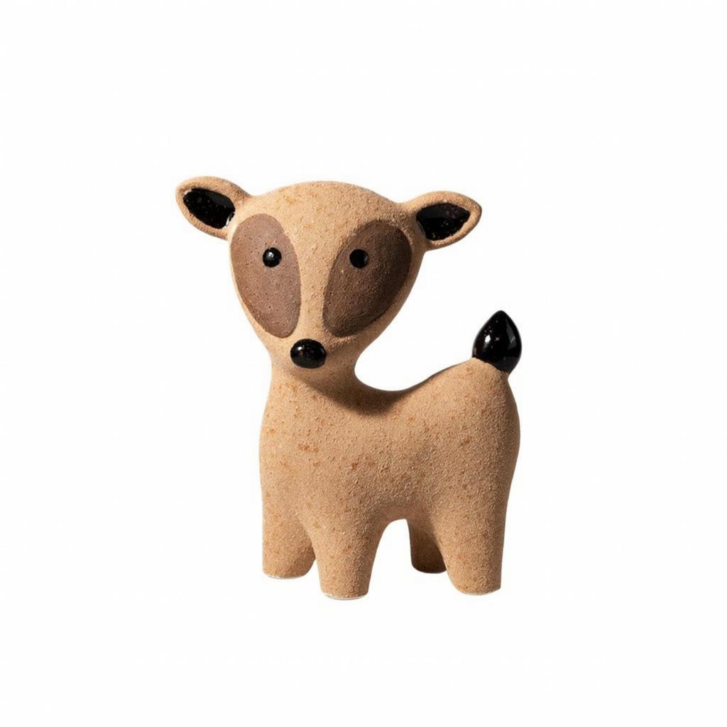 Resin Figurine Decorative Feline Sculpture Indoor for Living Room