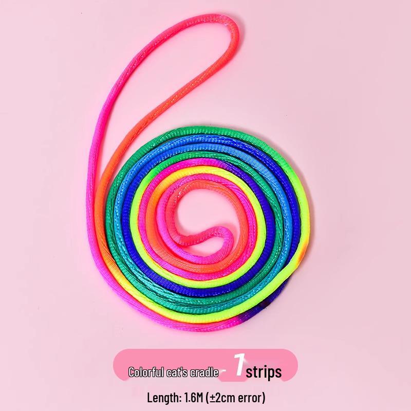 Rainbow Cat's Cradle String Toy for Children