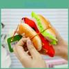 Simulated Hot Dog Plush Toy Cartoon Doll Keychain Backpack Pendant Gift Holiday