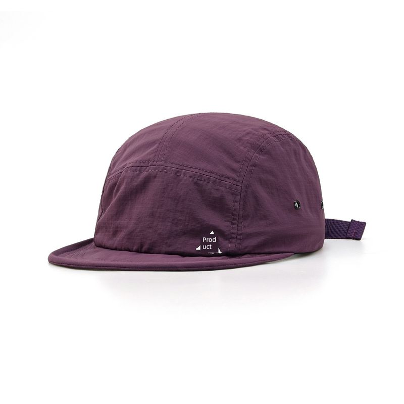 

Guangzhou Jie Shi Clothing Co., Ltd. Japanese Style Short Brim Embroidered Peaked Cap Turban Five-Piece Hat Female Soft Top Baseball Purple Adjustable