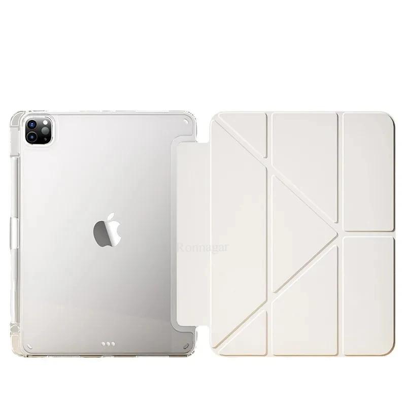 Y Fold Magnetic Case For iPad A16  Air5 Air4 iPad Air11 13 M3 M2 M4 M5 Pro11 13 12.9 10th 9th 8th 6th 5th 10.9 10.5 10.2 9.7