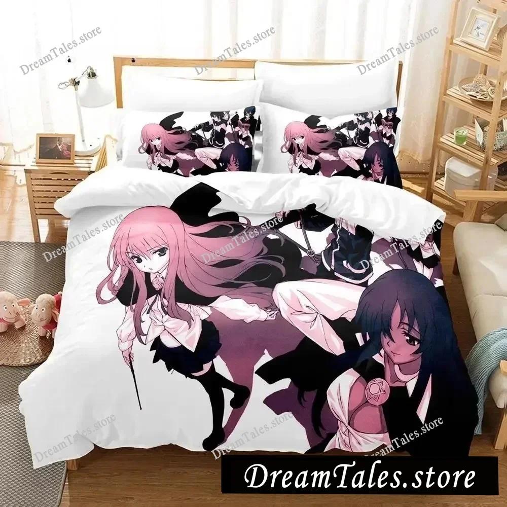 3D Print Anime Zero No Tsukaima Bedding Set Single Twin Full Queen King Size Adult Kid Bedroom Duvet Cover Sets Home Textiles
