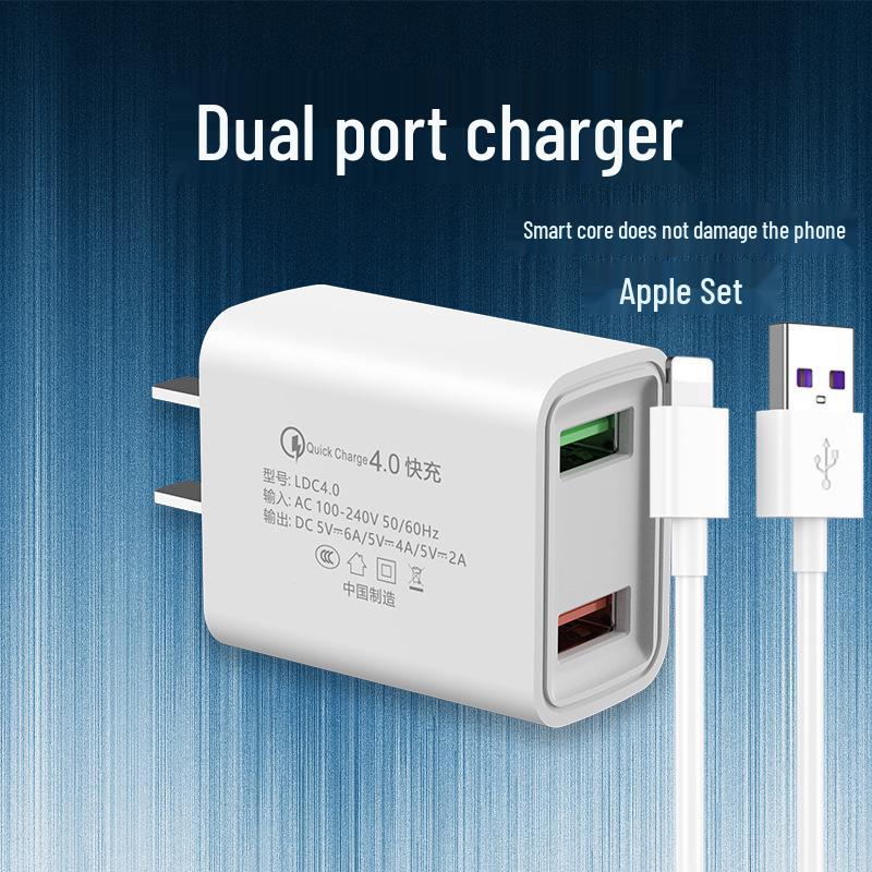 Universal Multi-Port USB Charger for Fast Charging: Compatible with Android, Huawei, Xiaomi, Vivo, and Oppo Devices.