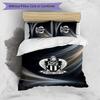 OGC Nice FC Printed 3PCS Bedding Set Breathable Duvet Cover with Pillowcases Decorative Bed Linen for Bedroom Home