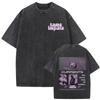 Unisexs Women Vintage Washed Short Sleeve Tshirt Tame Impala Rock Band Deadbeat Tour Album Hip Hop Fans Gift Tshirts