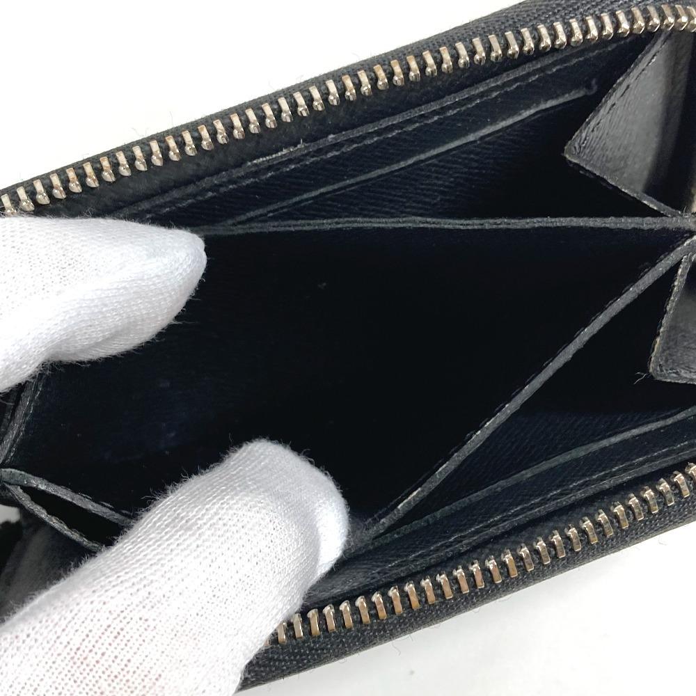 Louis Vuitton N63076  Damier Graphite zip-around coin purse Wallet Coin Case