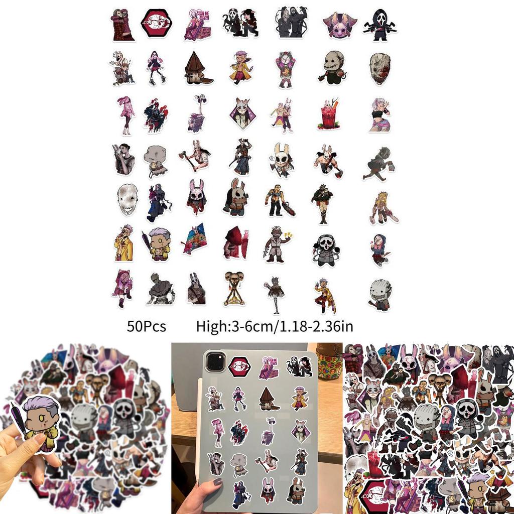 50diy Cute Style Waterproof Stickers For Guitar Notebook Luggage Diy Printing Wholesale