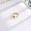 Super Funkelnder Großer Zirkon Edelstahlring - Partnerring, Echtschmuck, Party Schmuck, Ring