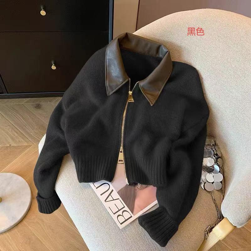 Elegant and Fashionable Long-sleeved Sweater Jacket for Women 2025 Autumn and Winter