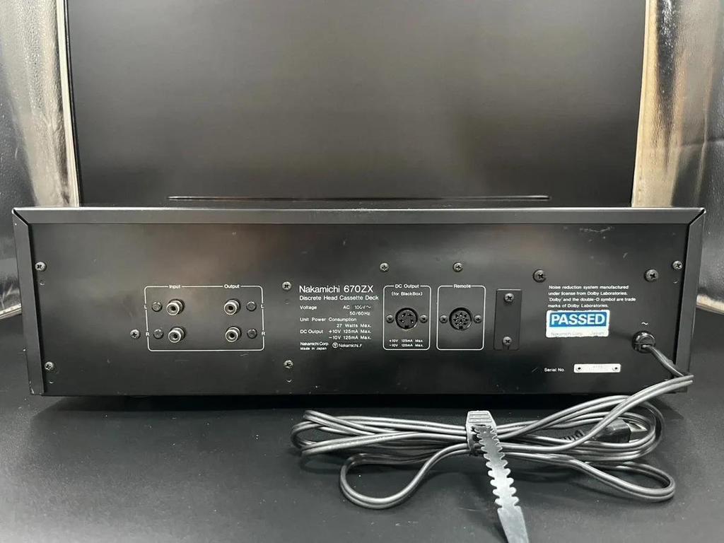 Nakamichi 670ZX Discrete Head Cassette Deck