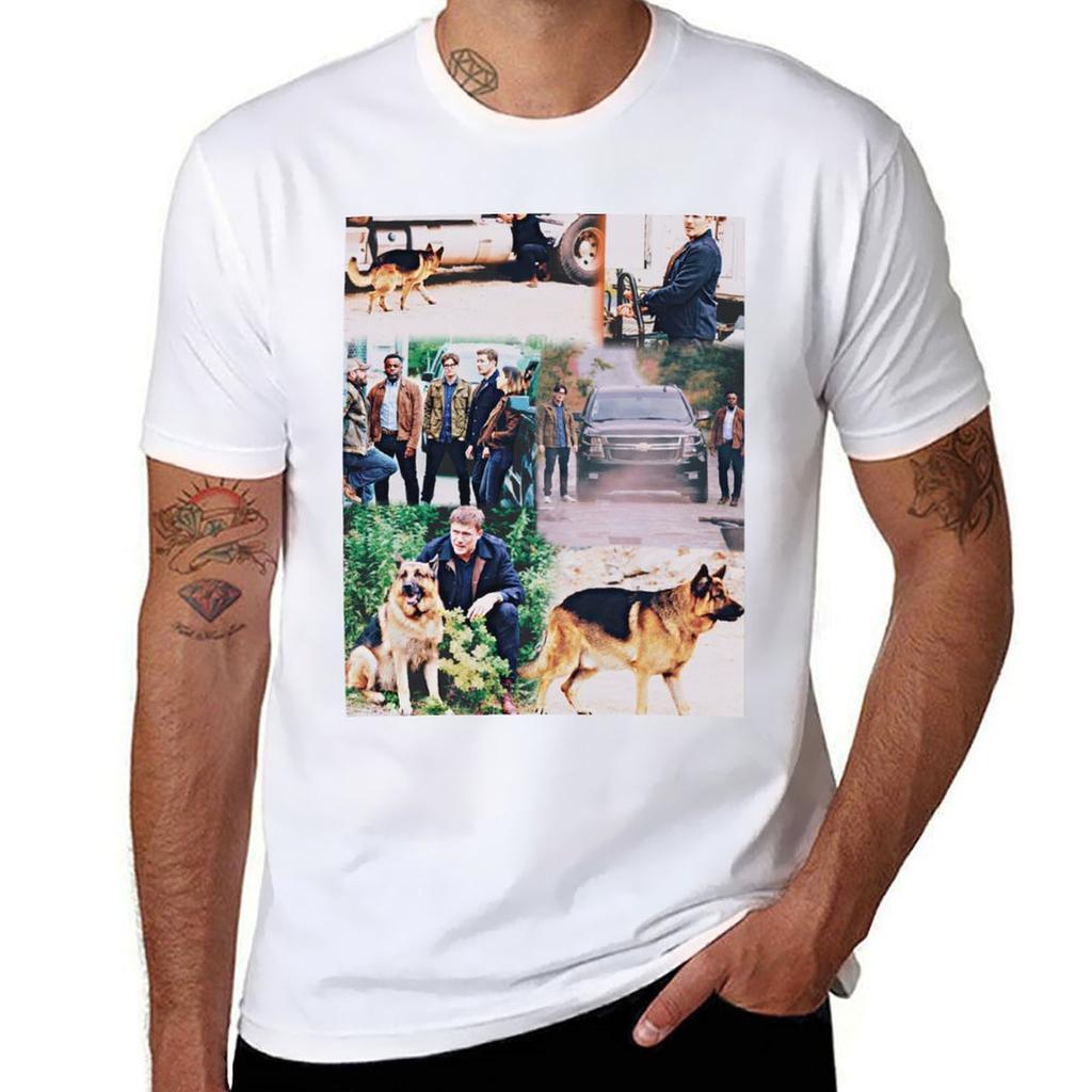 Hudson And Rex Tshirt Art Pattern Printed Casual Top