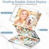 3 Pcs Acrylic Picture Frames Double Sided Magnetic Photo Frames 4X6 in Transparent Freestanding Photo Frames for Display Picture