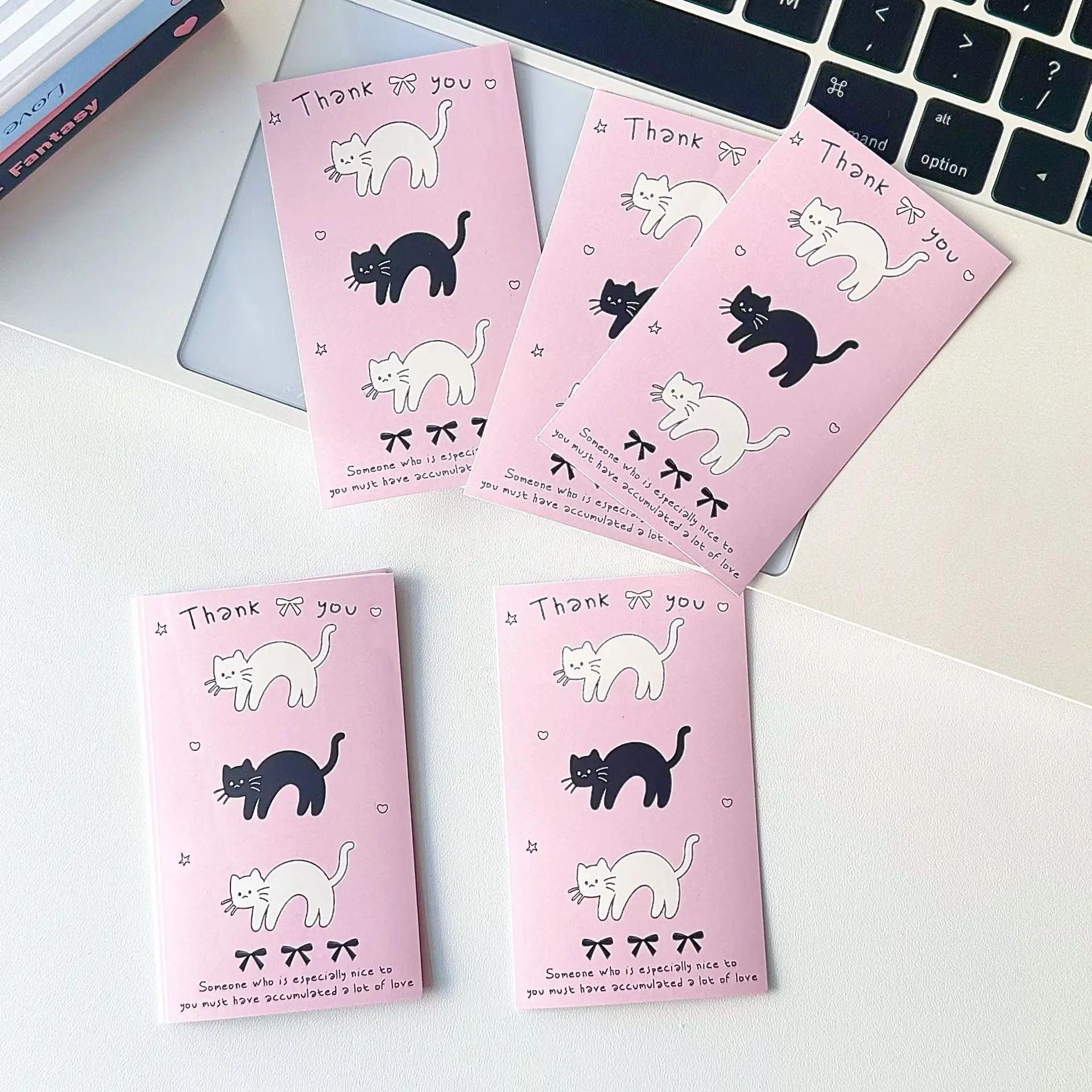 

20 шт. корейских INS милых кошек, ягненка, щенка, наклейки для запечатывания Kpop, 3-дюймовые фотокарточки, самостоятельная упаковка, пузырчатый пакет, картонная декоративная этикетка, наклейки