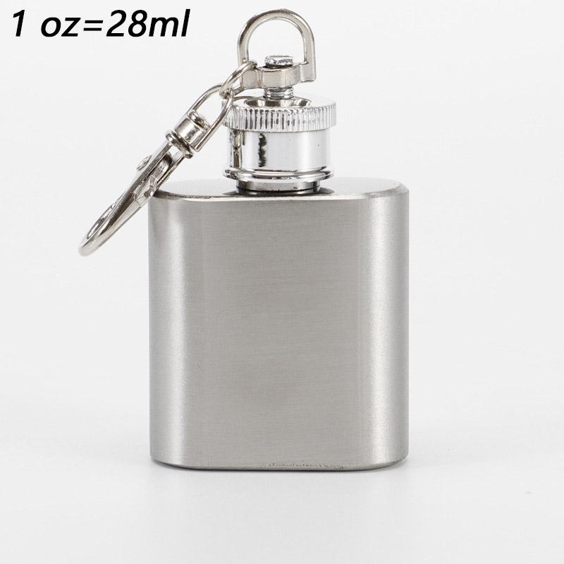 

1-10 oz Stainless Steel Hip Flask High Quality Wine Whisky Pot Bottle Hip Flasks Drinker Alcohol Bottle Portable Drinkware Pot