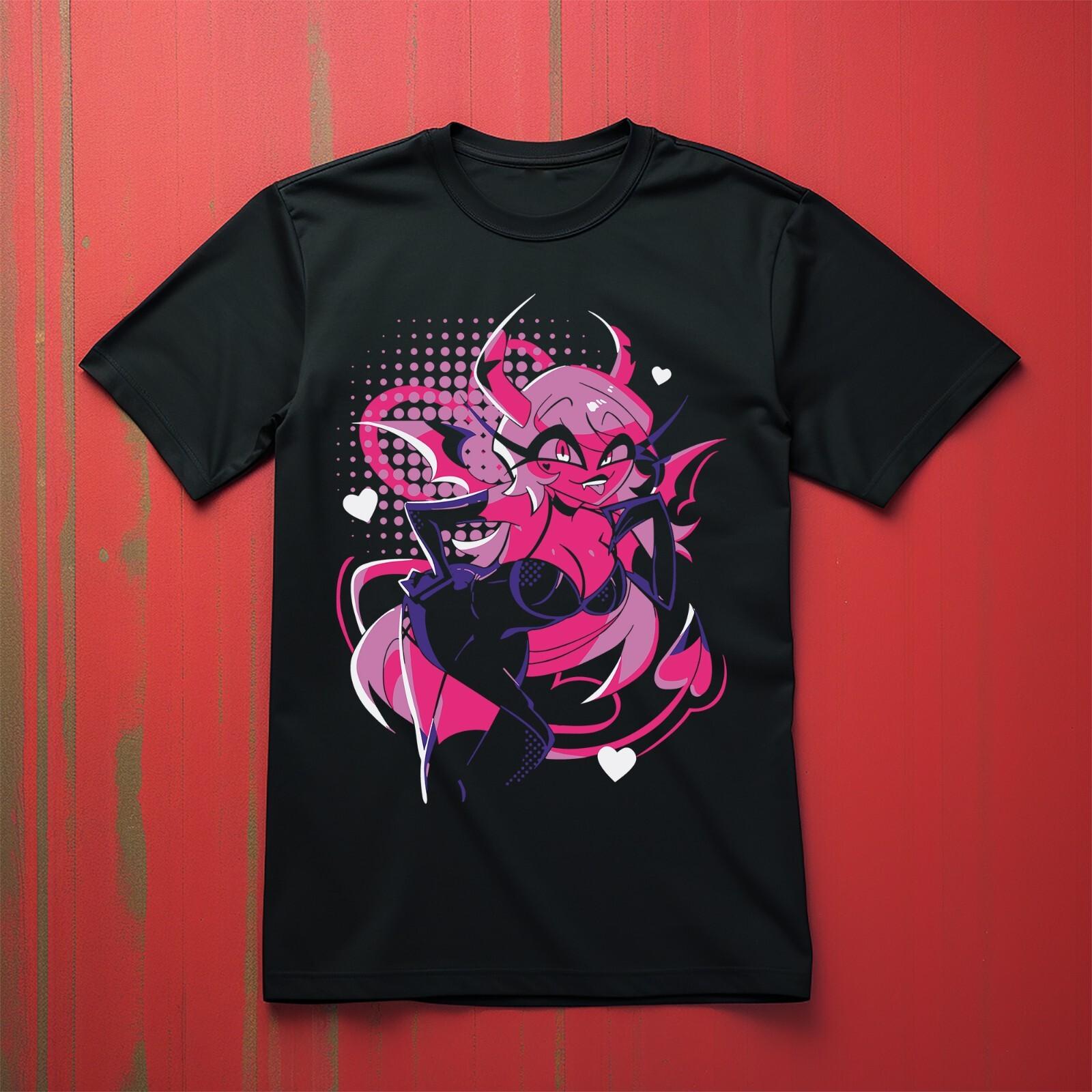 Verosika Cute HearT Shirt Mens Womens Tees Top adult anime tv show T-Shirt Mens Womens Tees Top Animated Hotel Musical Top 3XL