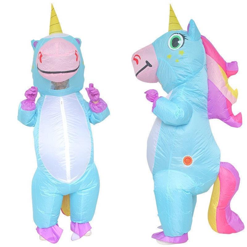 Inflatable Costume Unicorn Adult Halloween Party Cosplay Props Festival Dress