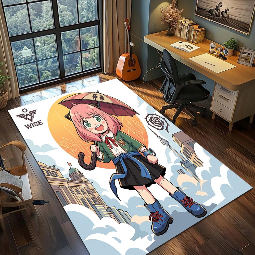 SPY×FAMILY Carpet Floor Mat Home Room Decor Gamer Bedroom Washable Non Slip Large Area YUN6512