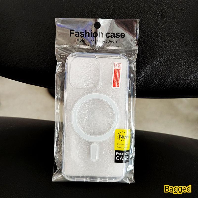 Magnetic Phone Case for Apple IPhone 17, Transparent Magsafe 14, Acrylic 15 Pro, Full Coverage for IPhone 16 iPhone 17