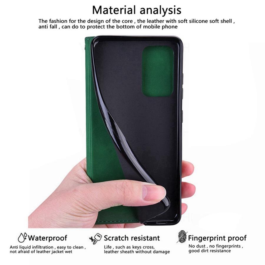 Luxury Leather Flip Wallet Case For Motorola Moto G06 G54 G55 5G G34 G86 G35 G24 G05 G56 G17 G57 Power G67 G77 Edge 70 50 60 Fusion Book Open Cover