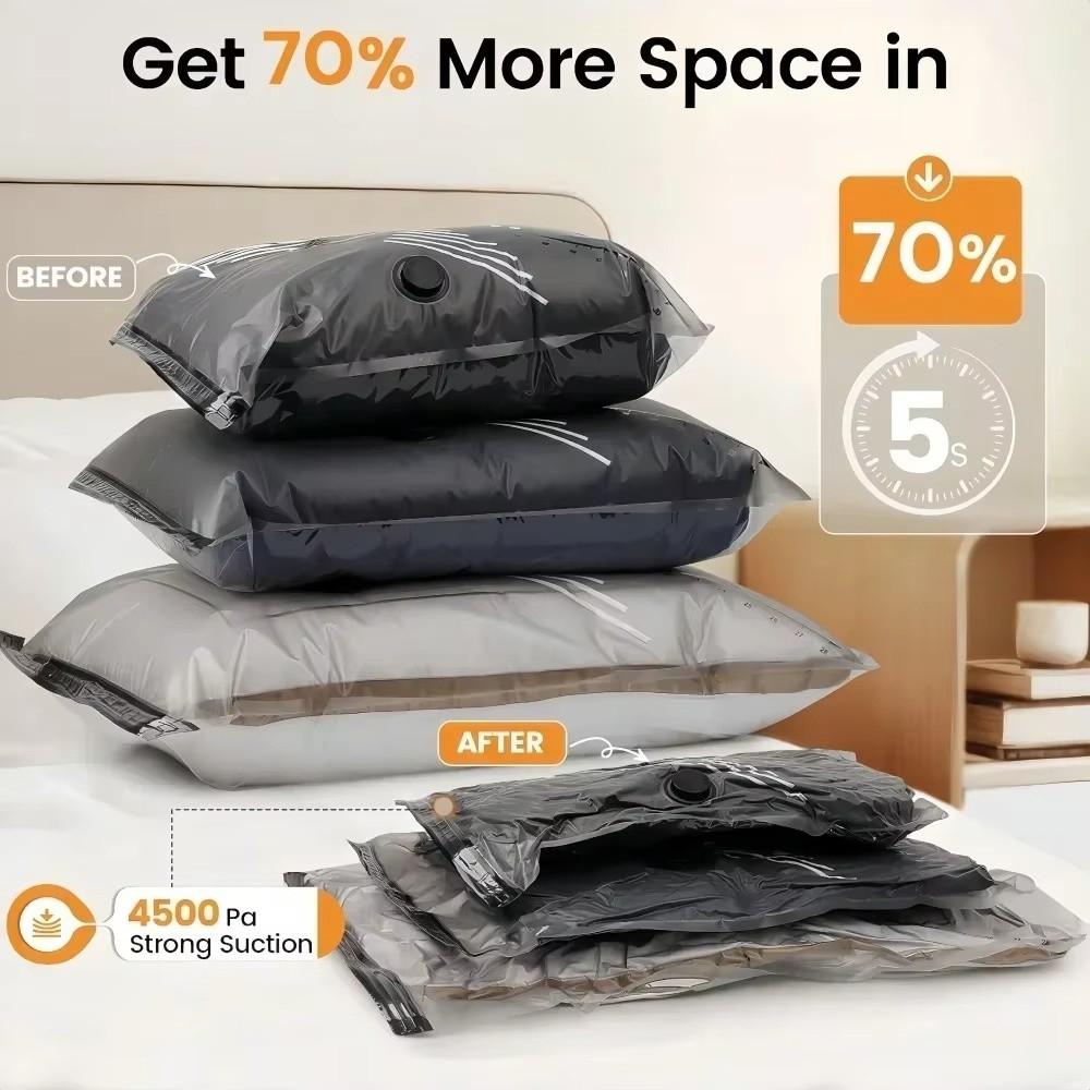 Large Capacity Seal Compression Bag No Pump Clothing Seal Bag  Travel Accessories