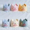 Handmade Birthday Crowned Hat For Baby First Birthday Party Photography Soft Cloth Embroidered Keepsake Accessory
