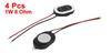 uxcell Oval 1W 8Ohm Dual Wire Magnetic Speakers for and PCs Phones, Tablets, (4pcs)