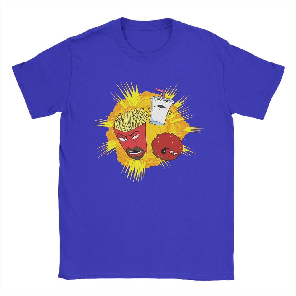 Aqua Teen Hunger Force Pure Cotton T Shirt For Unisex Beach Streetwear T Shirts O-Neck Novelty Tees Big Size Casual Tops