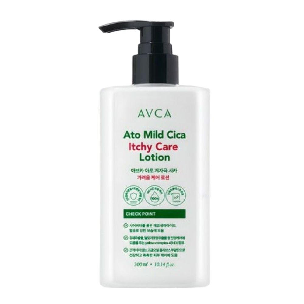AVCA Ato Mild Cica Anti-Itch Care Lotion for Sensitive Skin 300ml