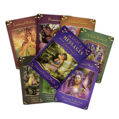 Jogo de cartas Oracle de mensagens mágicas Tarot de adivinhação Edição de visões Baralho de tabuleiro de mensagens