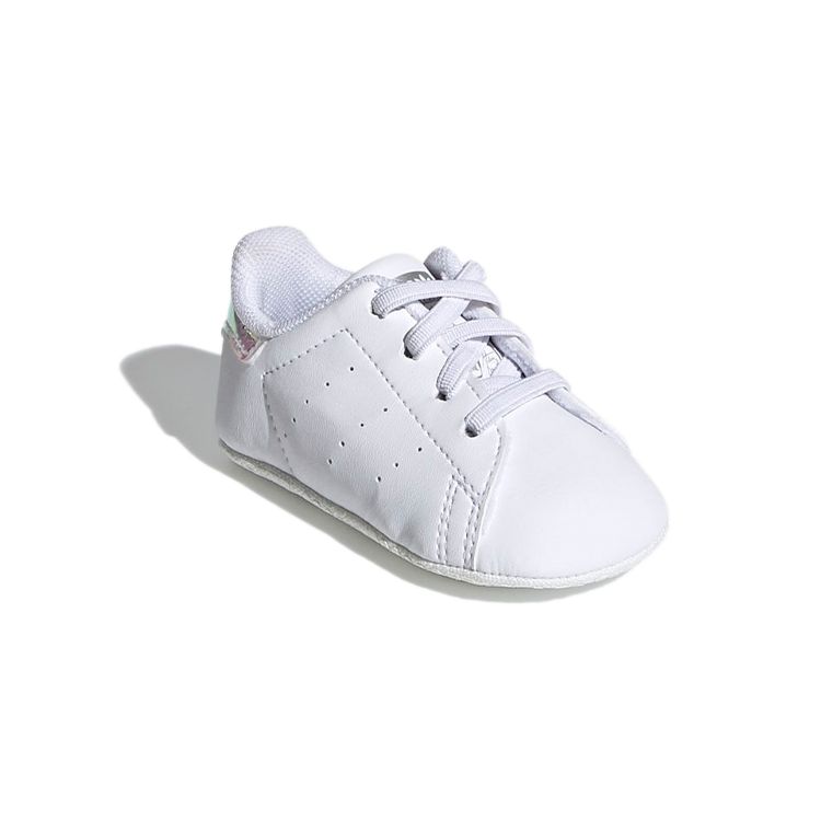 Adidas Stan Smith Crib White Green Baby Sneakers Cloud-White FY7890