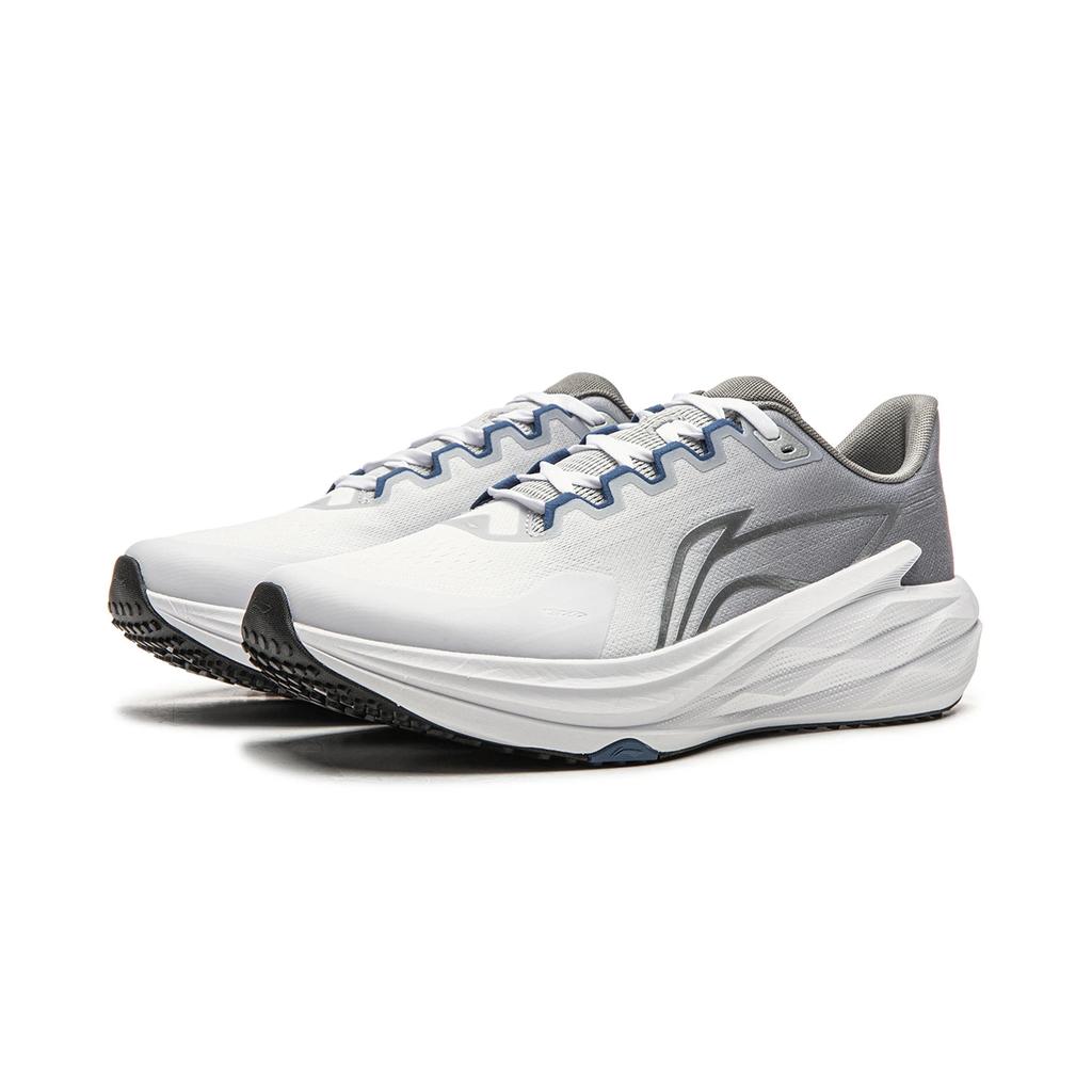 Li Ning Cushioning Low top Running Shoes Men's White Gray ARBW009-8