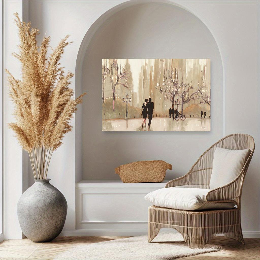 Nordische Abstrakte Poster und Drucke Liebe Romantisches Paar Kunst Leinwandmalerei Wohnzimmer Wandbild Bild Dekoration
