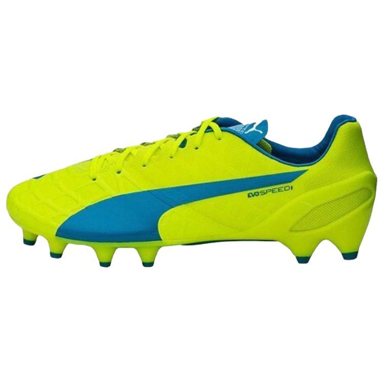 

Puma Натуральная трава FG (Резиновые длинные шипы) Прочные футбольные бутсы Мужские футбольные бутсы Зеленый Синий 103264-04 42