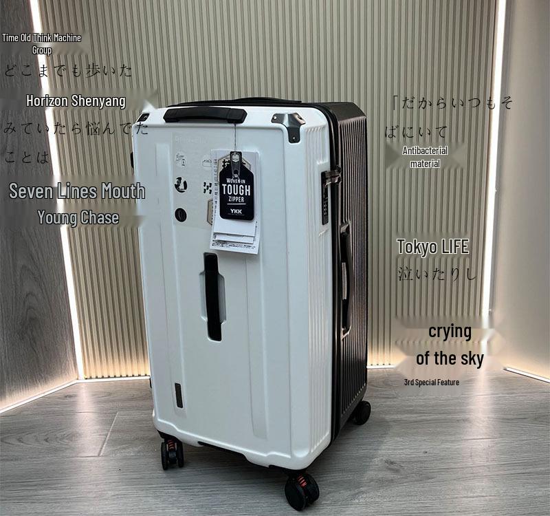 Antibacterial Extra Large Capacity 5-Wheel Trolley with Combination Lock for Check-in and Carry-on