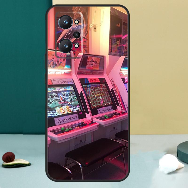

Retro Aesthetic Japanese Game Over For Realme 14 13 Pro Plus 10 11 12 GT 5 6 6T GT7 Pro C61 C55 C53 C51 C21Y C25S C75 C67 Case Realme C31