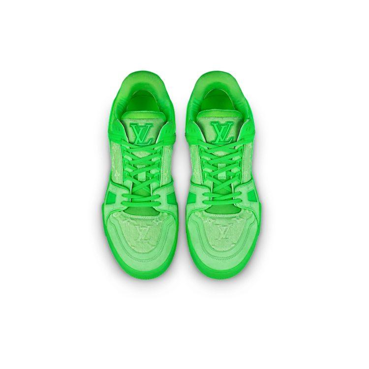Louis Vuitton Trainer 'Fluorescent Green Monogram' 1A8KD8