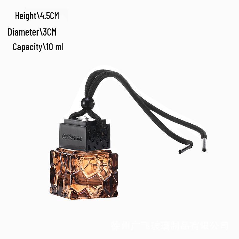 Creative 10ml Aromatherapy Car Perfume Pendant with Lanyard