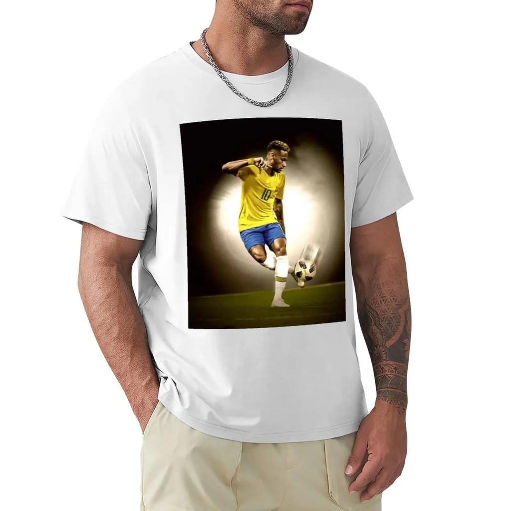 Sports Leisure Eur Size Vintage Tshirt Neymar And Jr Brazil Celebrate Soccer Striker 3 Vintage harajuku clothing