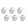 Pack of 6 Window Blinds Brackets White Color Mounting Brackets Blind Headrail Track End Holder Window Blinds Accessories