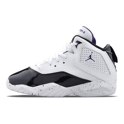 Air BLoyal PS Blanc Violet Cour Enfant Baskets Noir CK1426-115