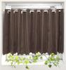 Iams Cafe Curtains Wide X 45cm Long Level 2 Light Blocking Blackout Zeon Privacy Curtains for Small 45cm Long Tension In [145cm / / Brown] Window,