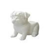 3D Printed Pug Figurine Plant Holder PLA Desktop Planter Pot Unique Handmade Planter  Office Desk