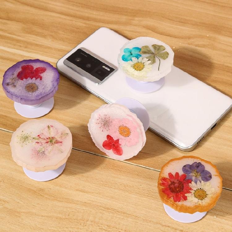 Badge Reels Resin Mold Mobile Phone Grip Silicone Mold for DIY Jewelry Making